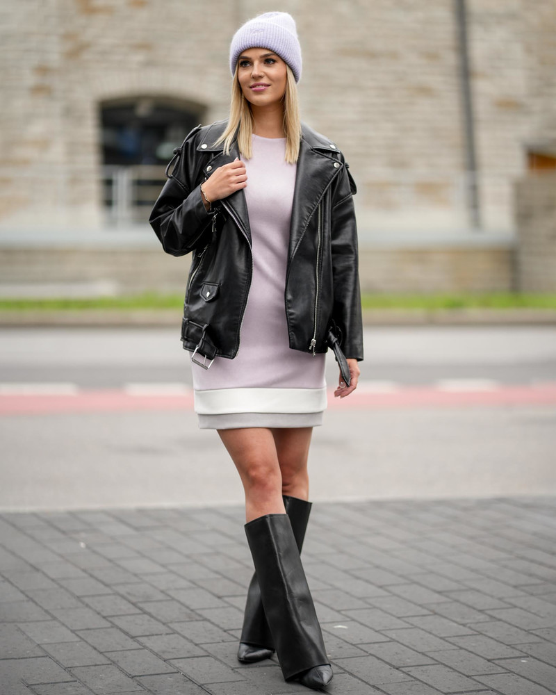 LAYERCAKE MINI DRESS LILAC