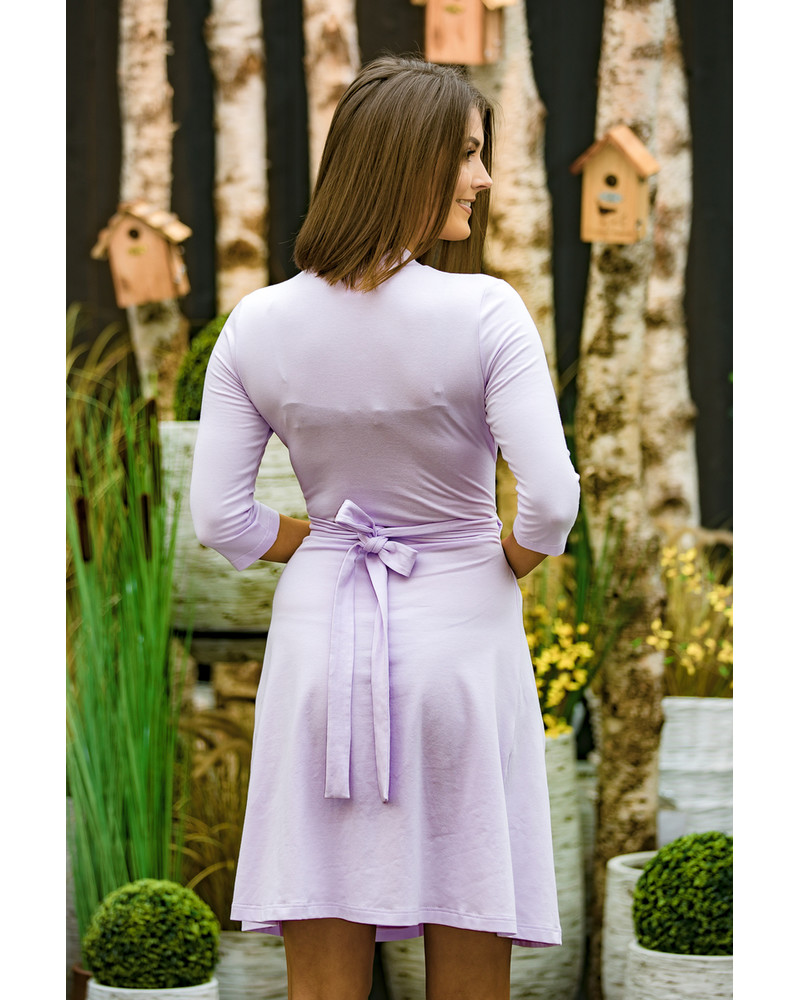 ELEGANT MINI DRESS LILAC