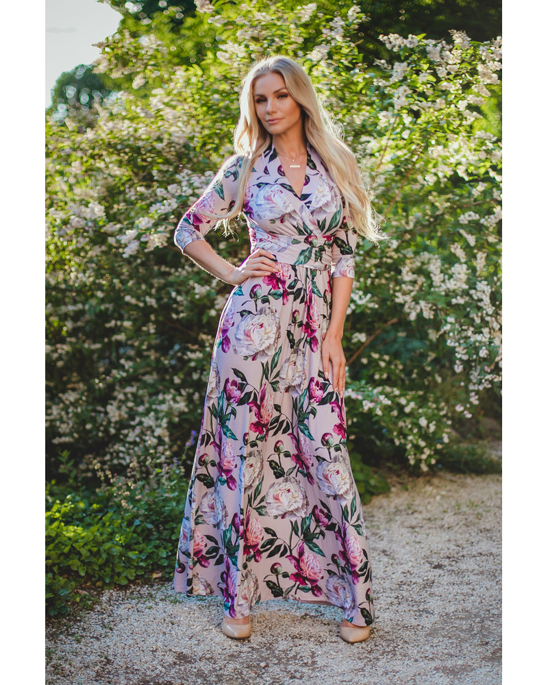 PEONY MAXI ELEGANT DRESS
