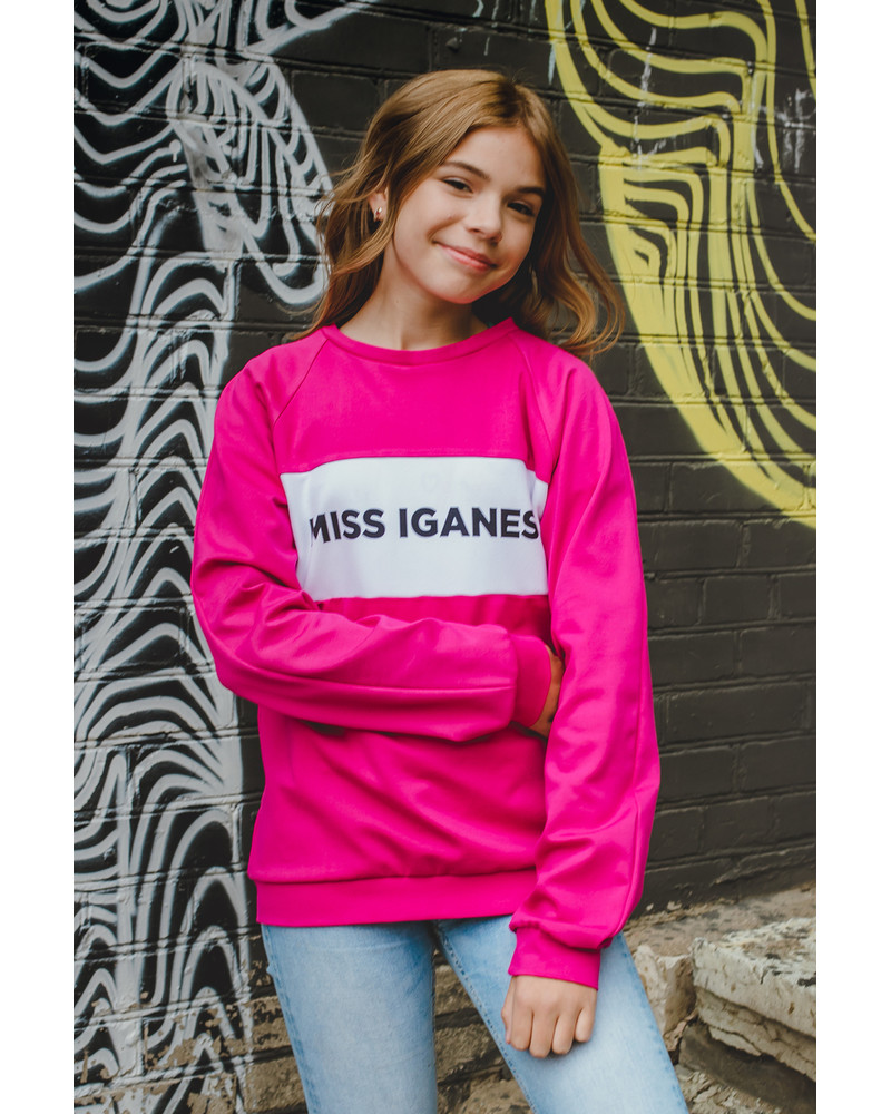 MISS IGANES KIDS SWEATSHIRT FUCHSIA