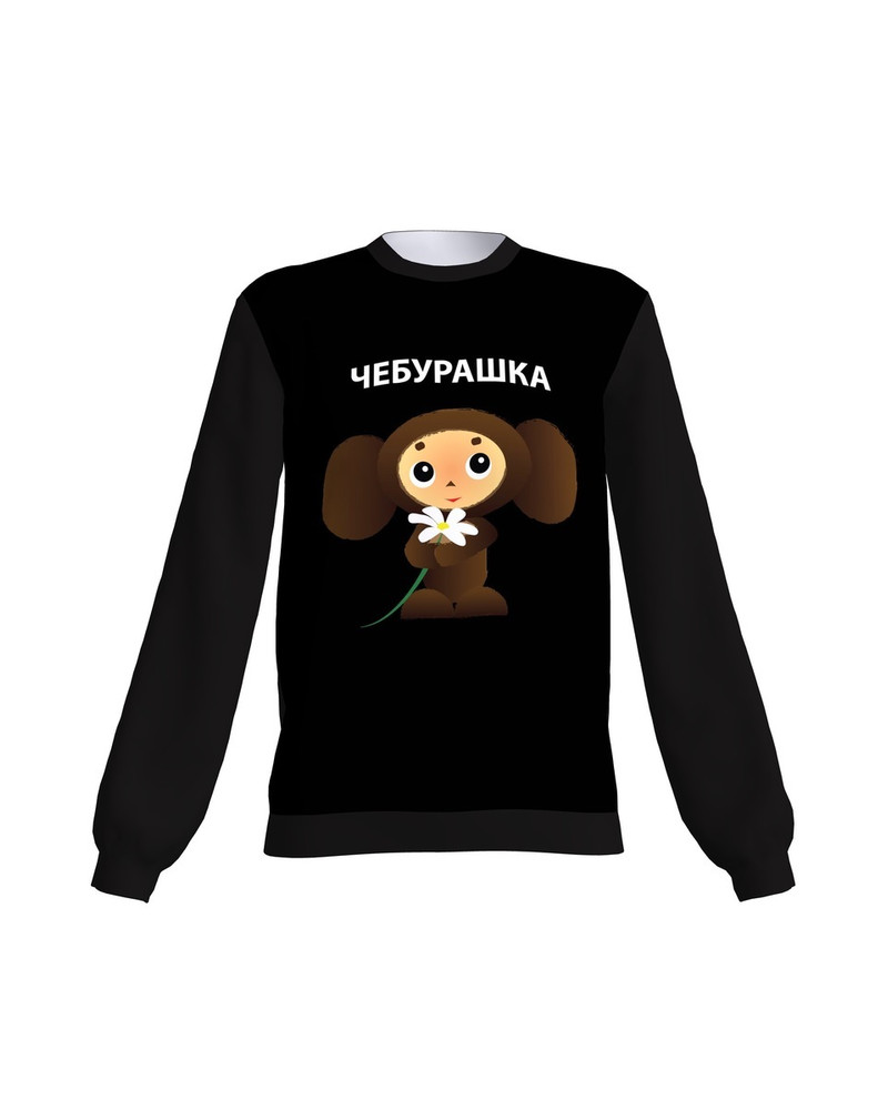 TŠEBURAŠKA BLACK SWEATER