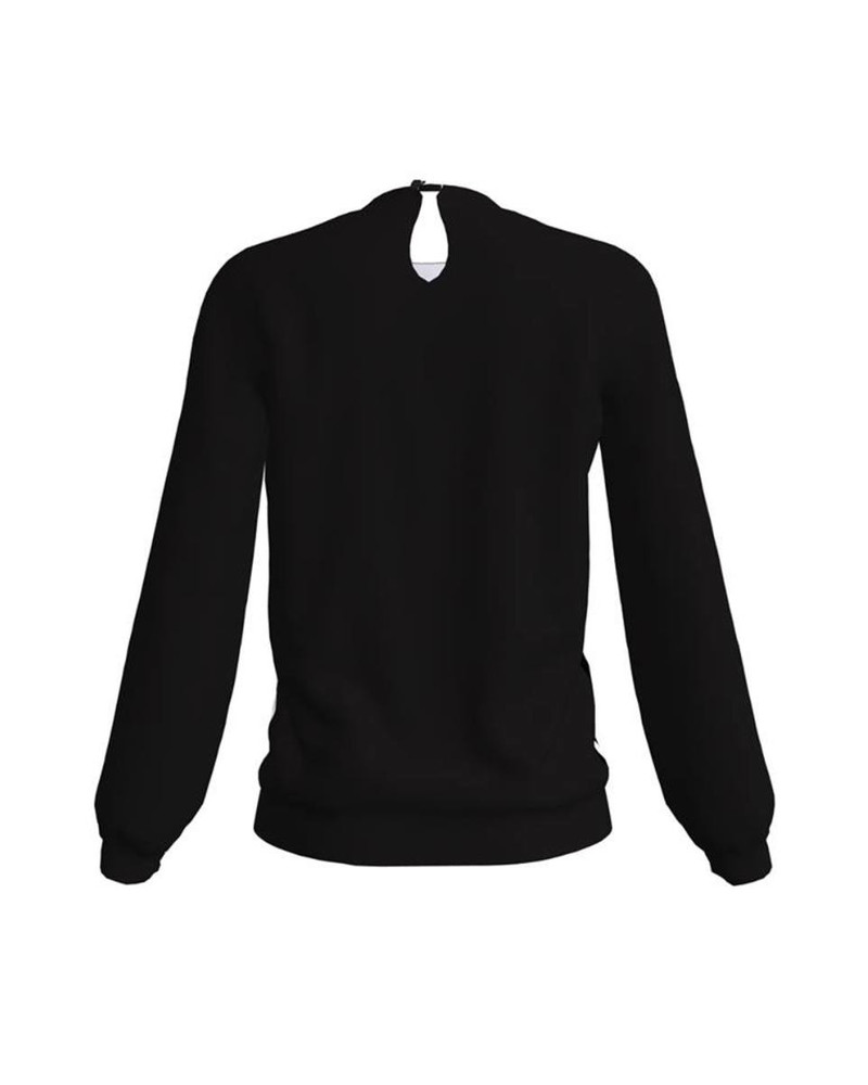 RED LIPS & FANGS BLACK SWEATER