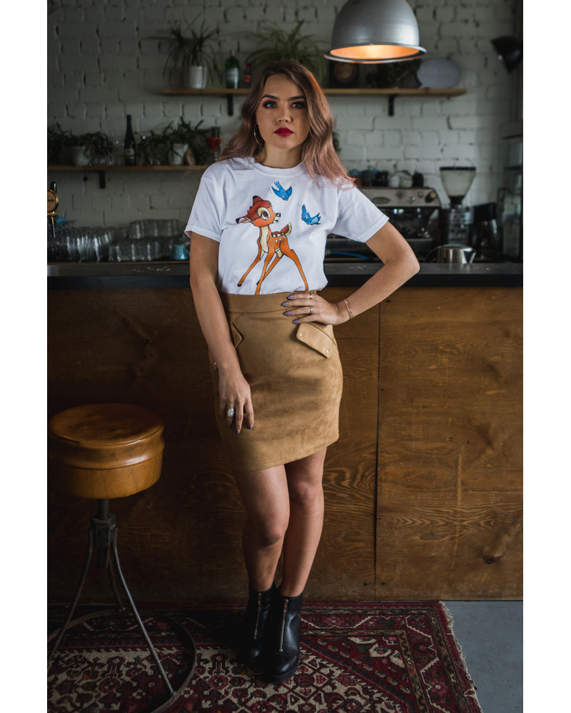 BAMBI OVERSIZE T-SHIRT WHITE