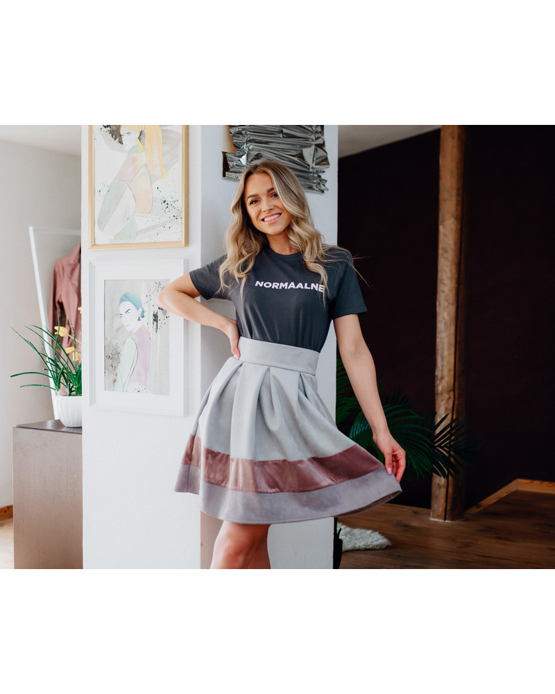 TRIO PETUNIA SKIRT LIGHT GREY