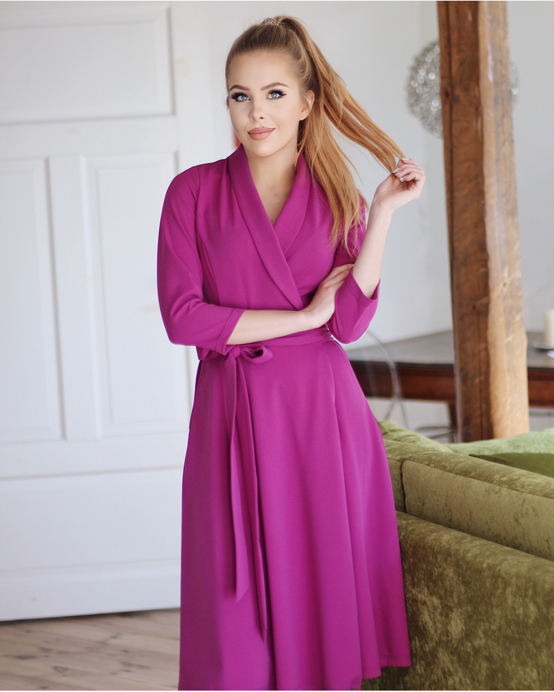 MOON MIDI DRESS PURPLE