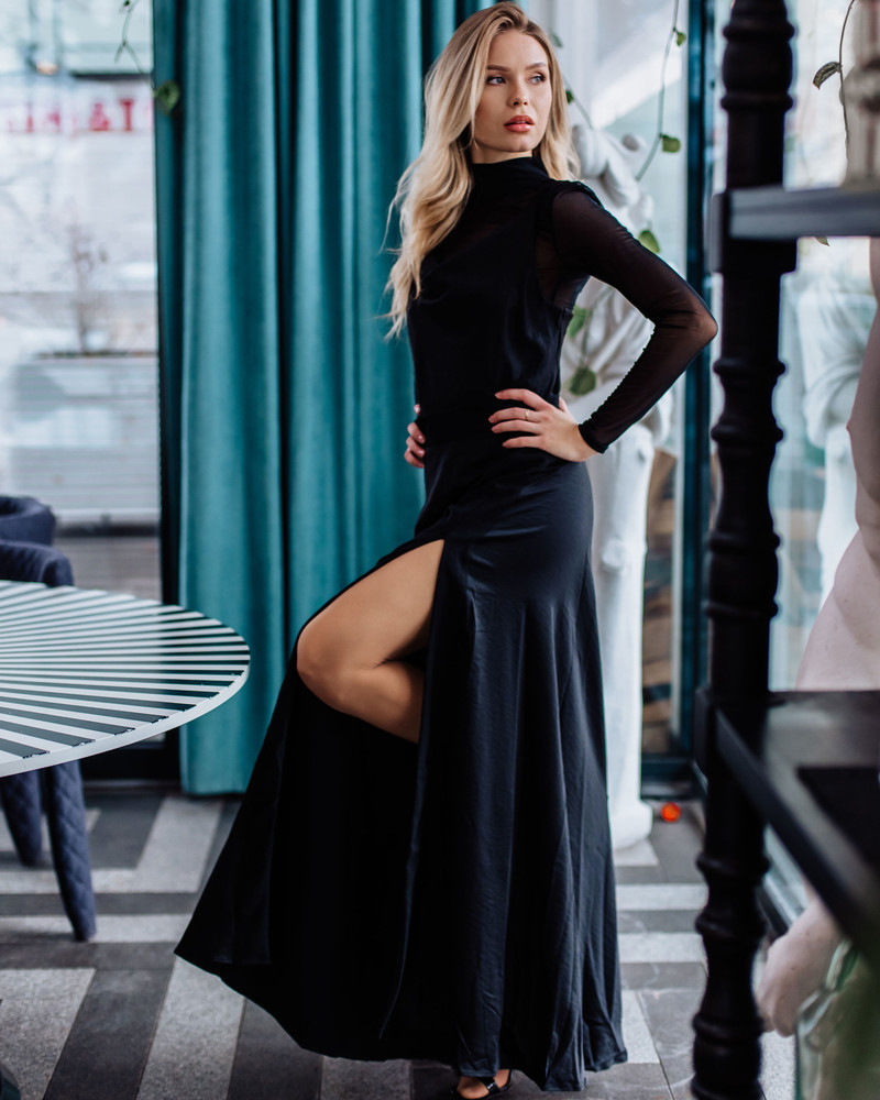 SILKY TOP BLACK