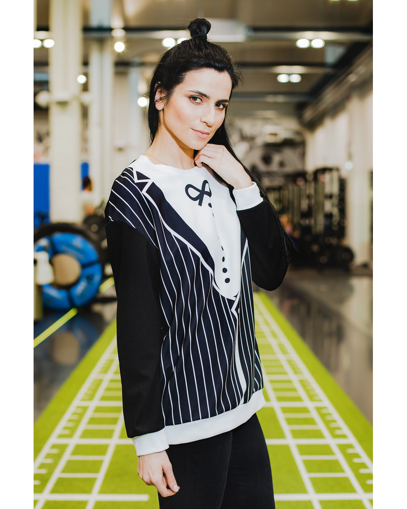 TD BOW OVERSIZE SWEATSHIRT