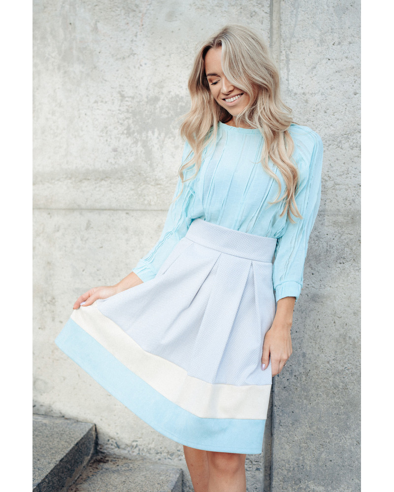 TRIO PETUNIA GREY SKIRT