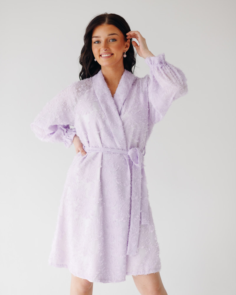 MOON DRESS FRINGE LILAC