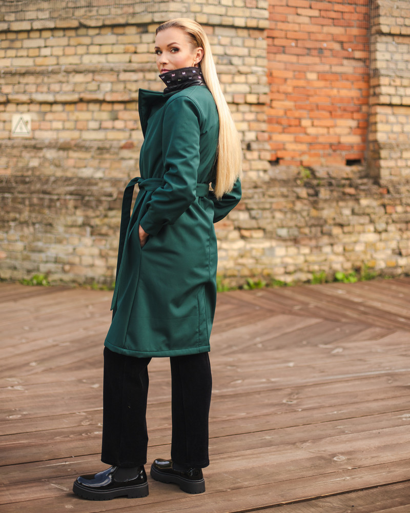 TD TRENCH COAT GREEN