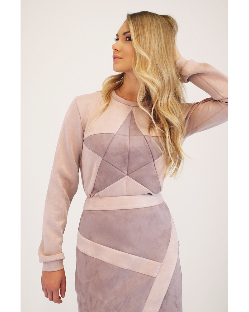 BLUSH STAR SWEATSHIRT SUEDE PASTEL