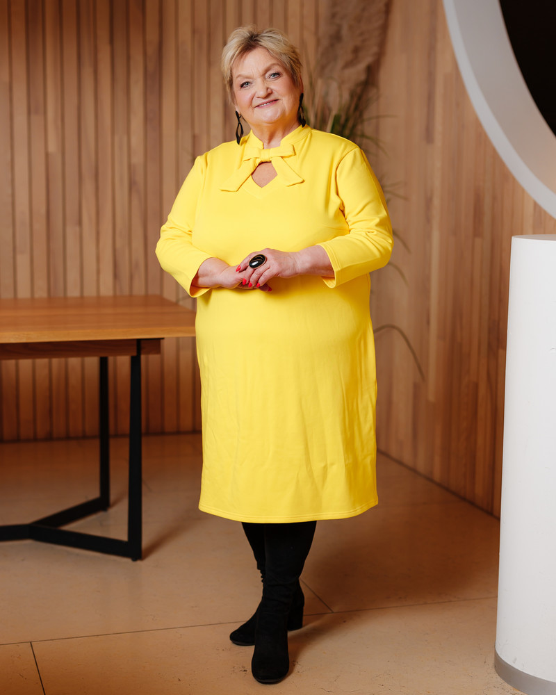 DOLLABLE QUARTER DRESS YELLOW