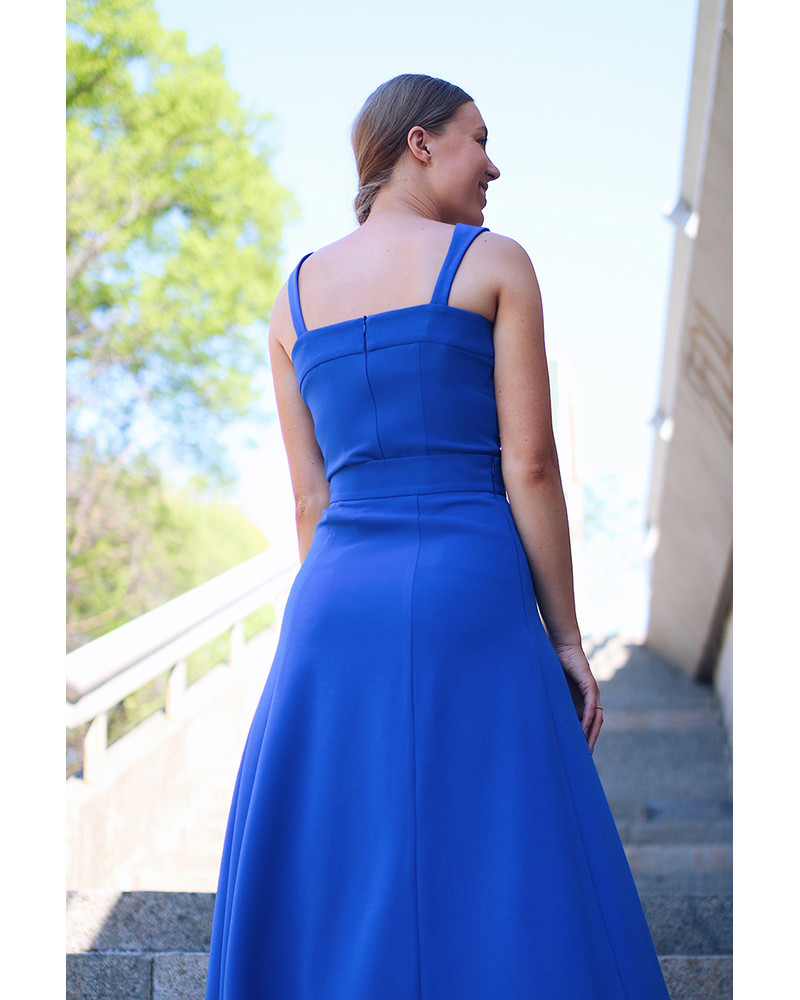 BLUE FLOWER BOMB TOP