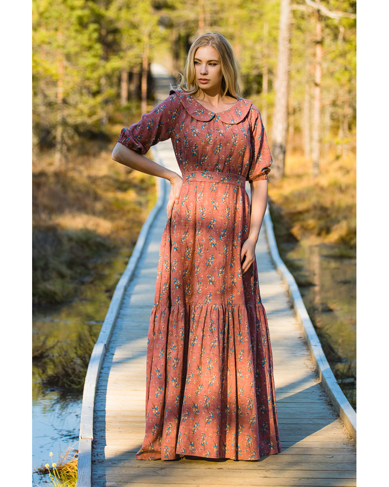 DREAM MAXI DRESS FLORAL PINK