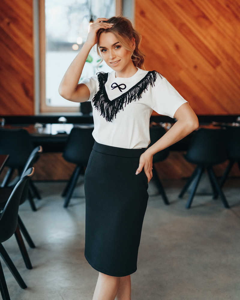 PENCIL SKIRT BLACK