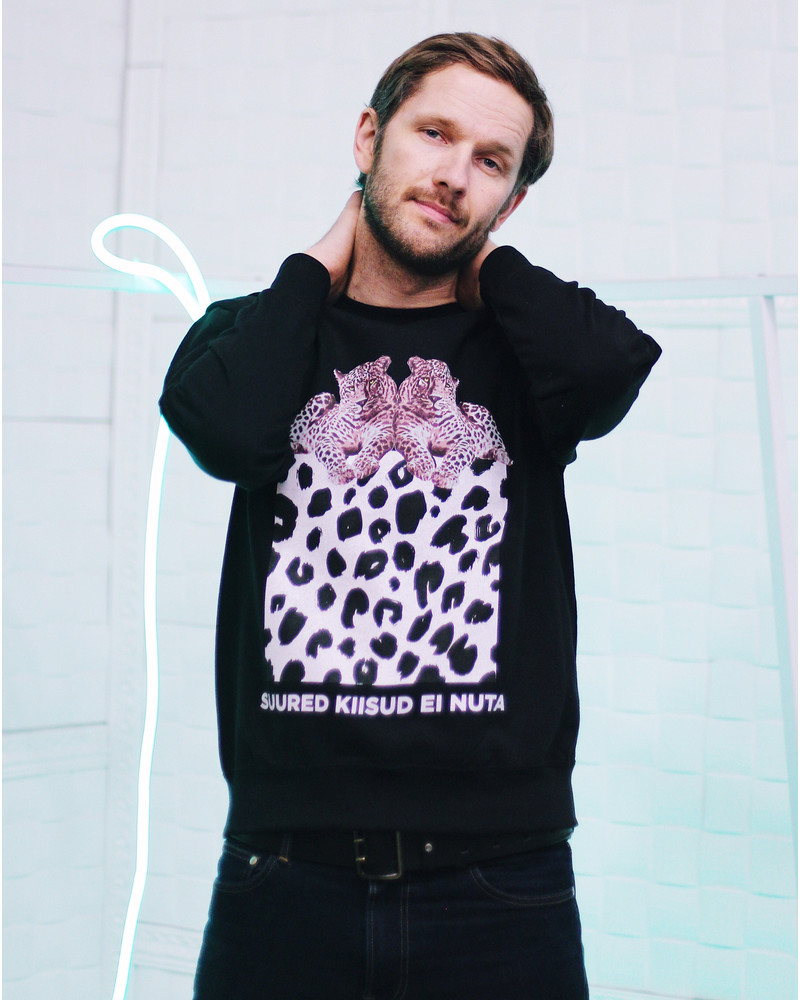 SUURED KIISUD EI NUTA MEN SWEATSHIRT BLACK