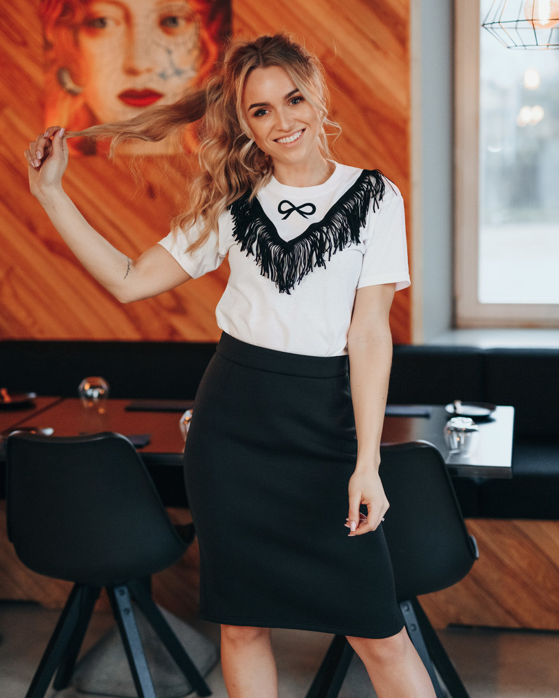PENCIL SKIRT BLACK