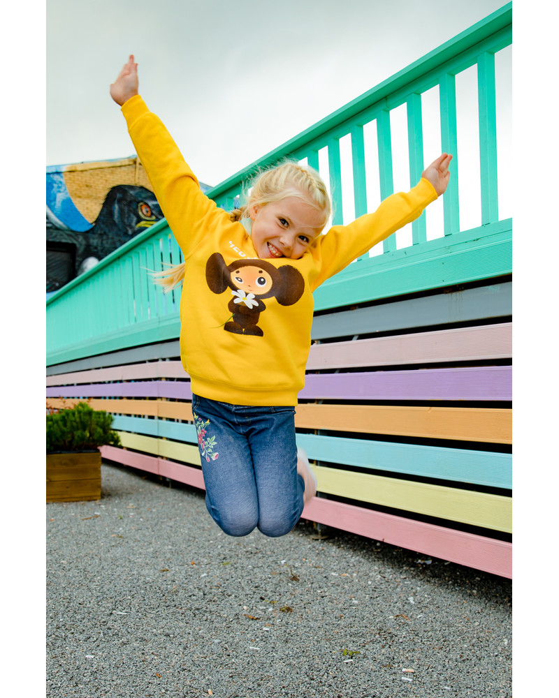 TSEBURAŠKA KIDS SWEATSHIRT YELLOW