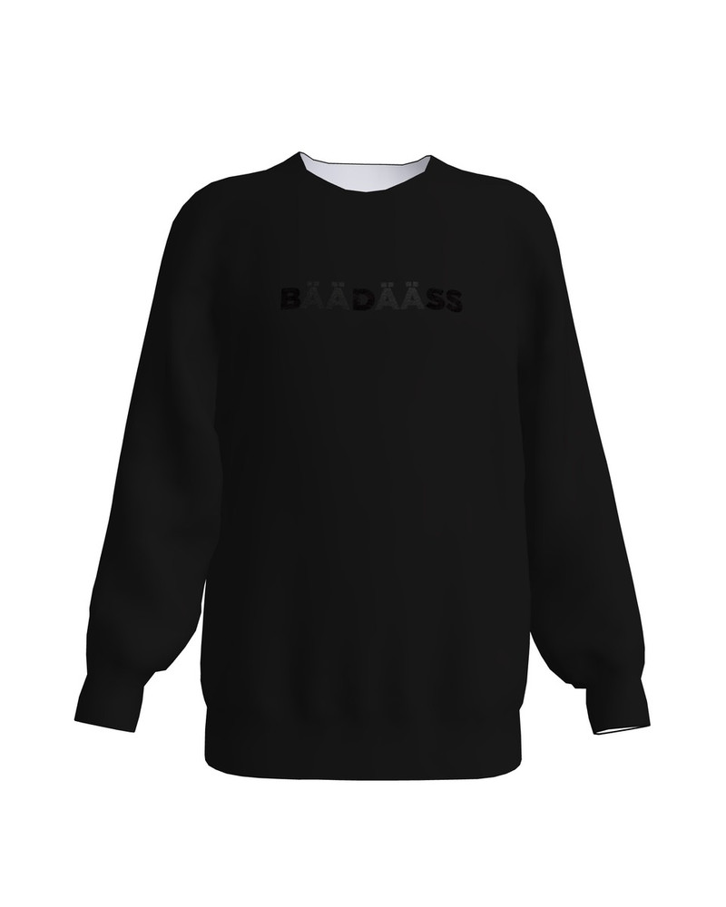 BÄÄDÄSS KIDS SWEATSHIRT BLACK