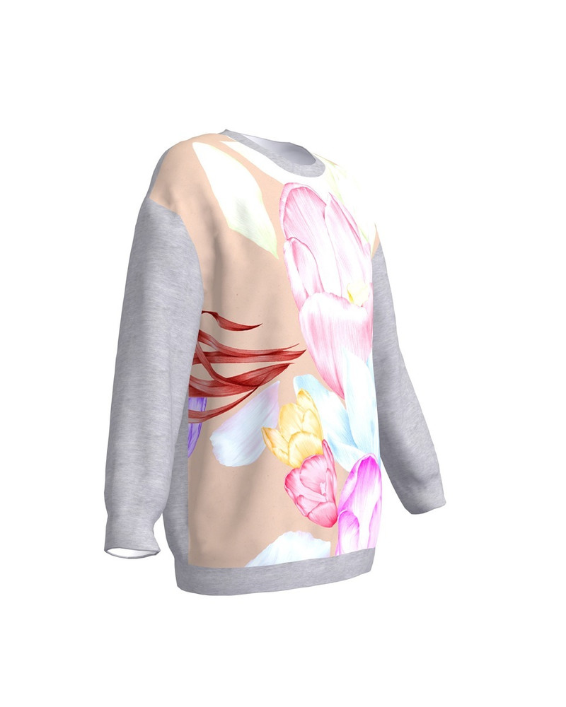 AKINDE OVERSIZE SWEATSHIRT GREY