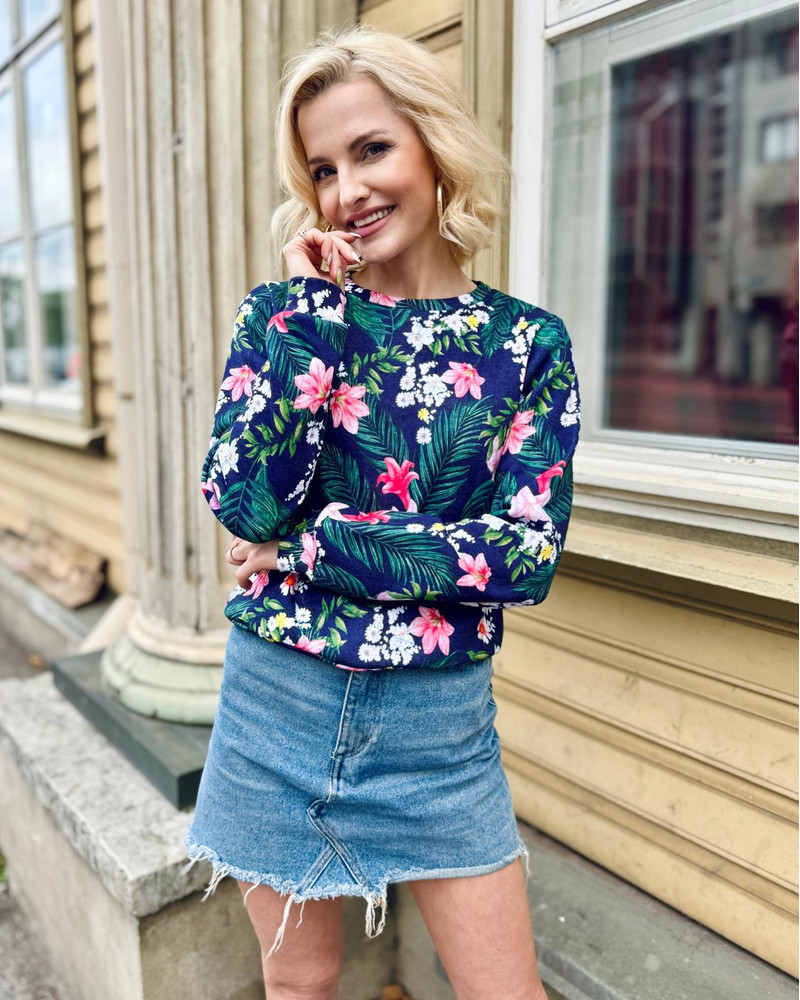 LILY SWEATSHIRT DARK BLUE
