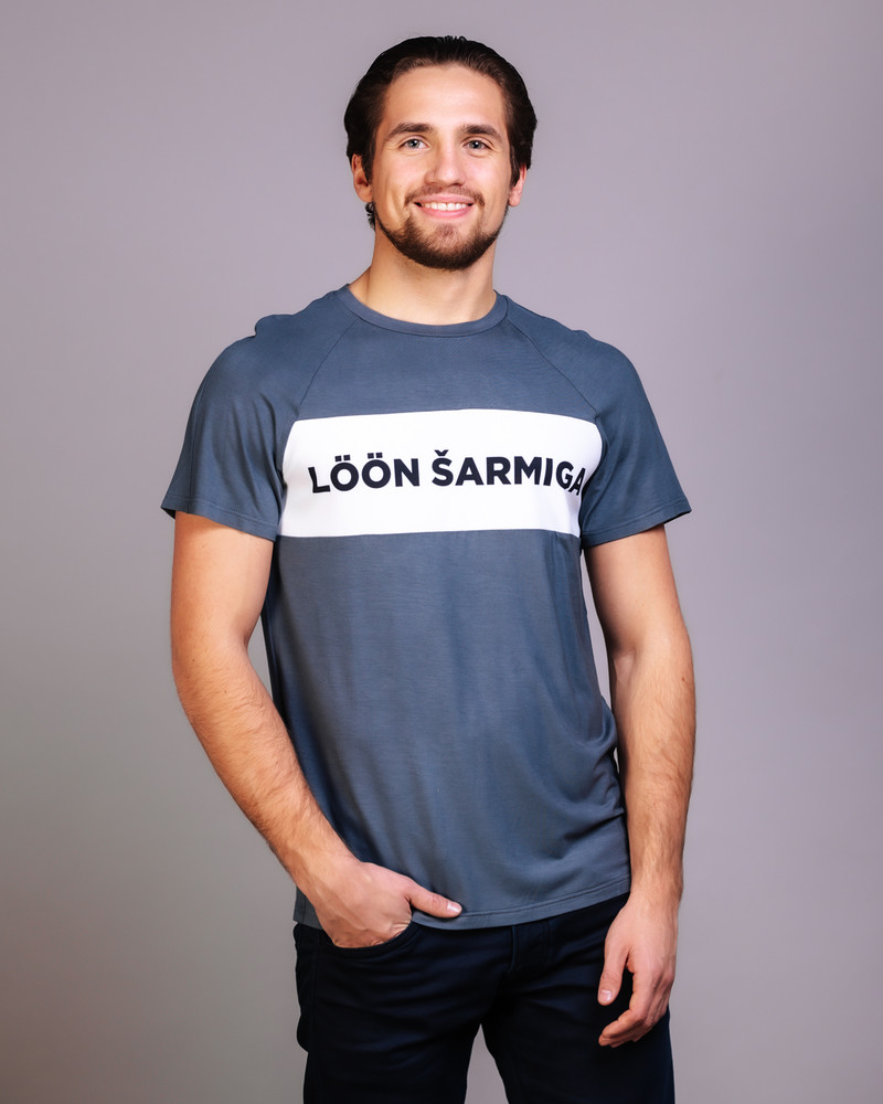 MEN LÖÖN ŠARMIGA T-SHIRT GREY