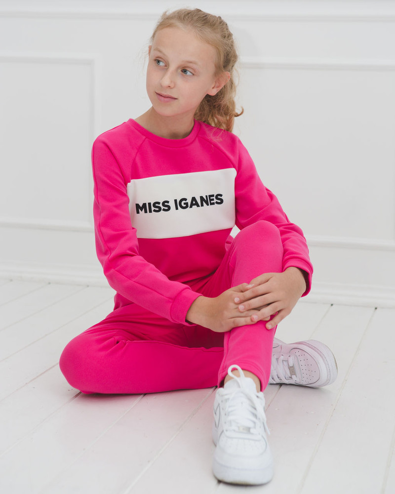 MISS IGANES KIDS SWEATSHIRT FUCHSIA