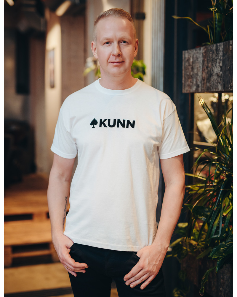 KUNN UNISEX T-SHIRT WHITE