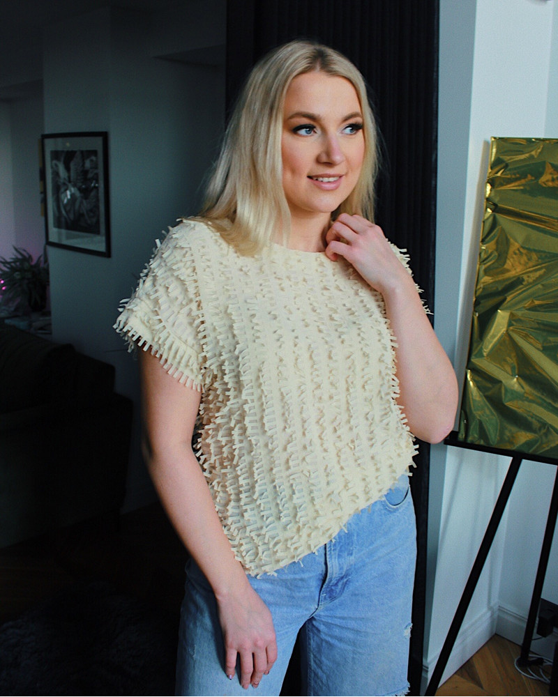 FRINGE SHIRT CREAM