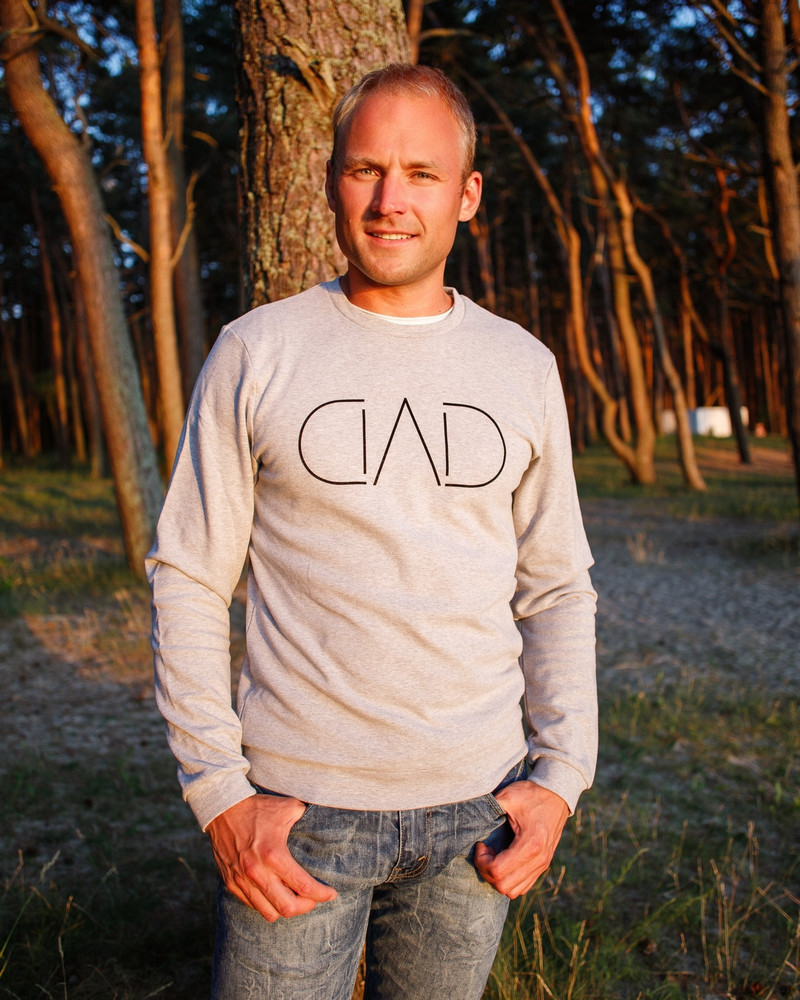 DAD SWEATSHIRT LIGHT GREY