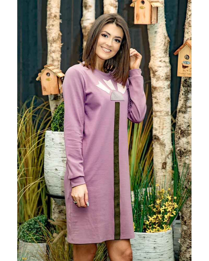 CORNFLOWER DRESS PLUM