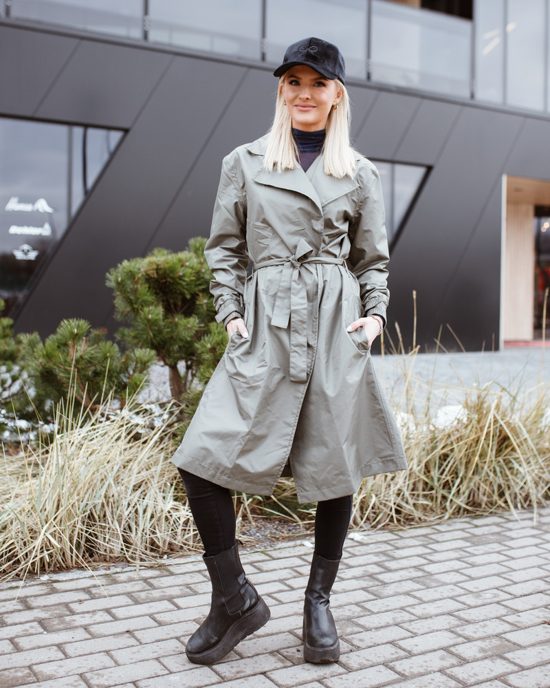 TD BOW ONESIZE RAINCOAT GREEN