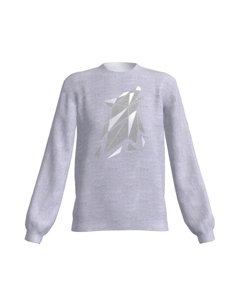GREY WOLF SWEATSHIRT LIGHT GREY