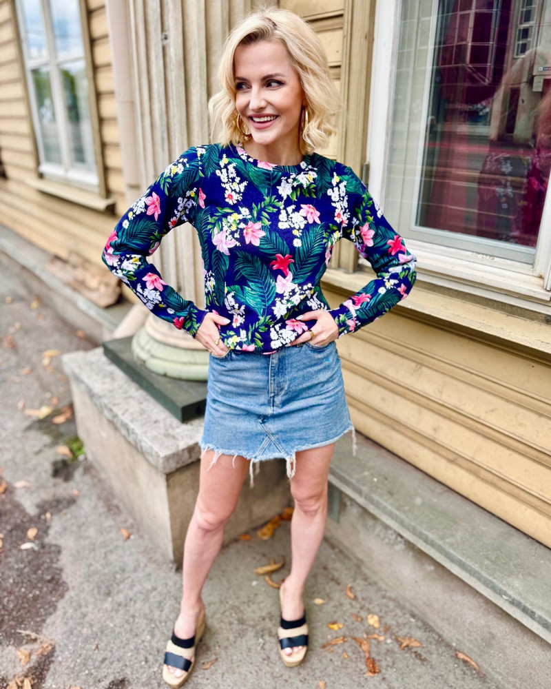 LILY SWEATSHIRT DARK BLUE