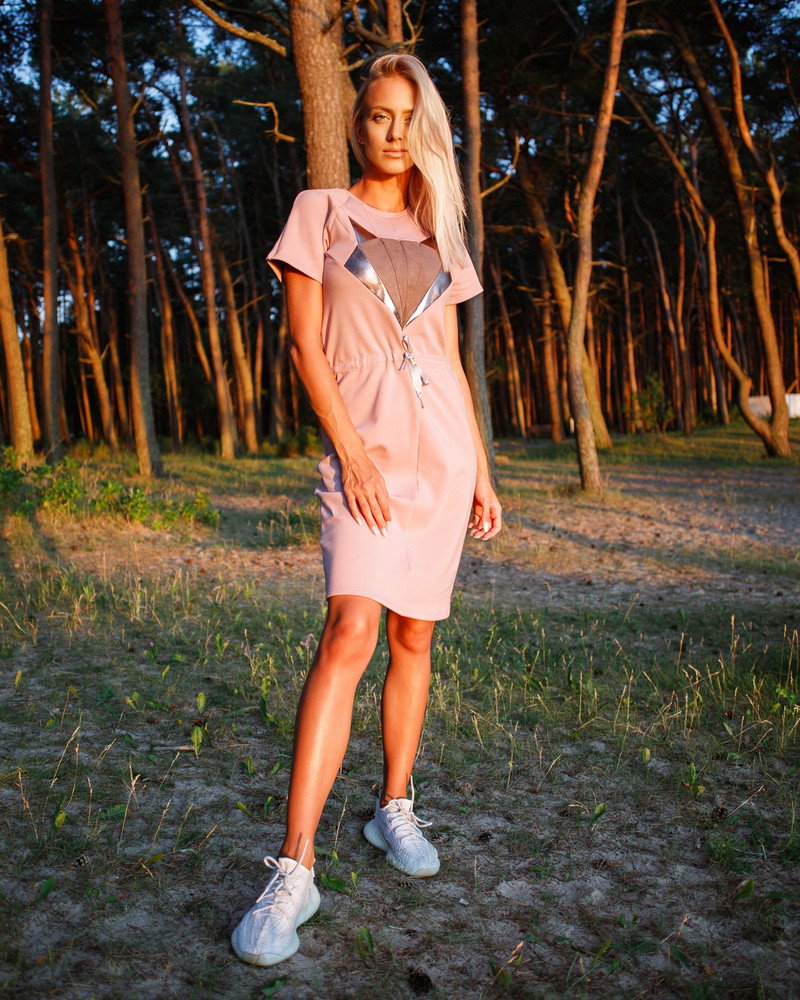 FOX JUMPER DRESS PLUM