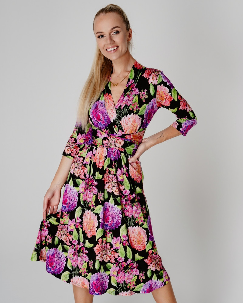 HORTENSIA ELEGANT MIDI DRESS