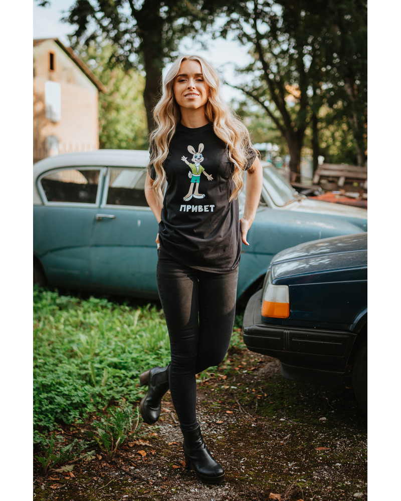 PRIVET BLACK T-SHIRT