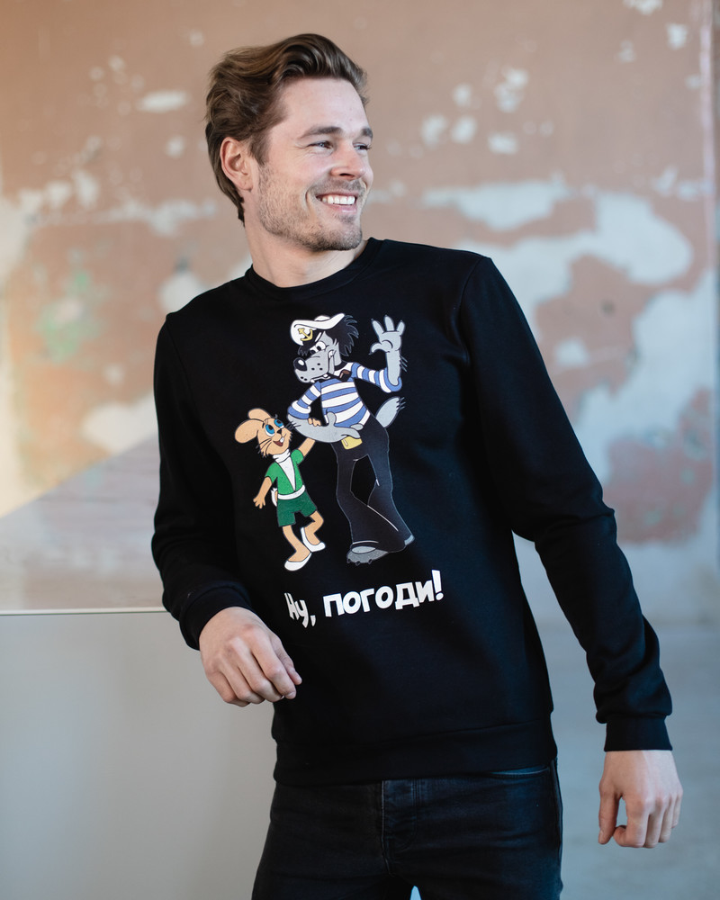 NU POGODI SWEATSHIRT BLACK