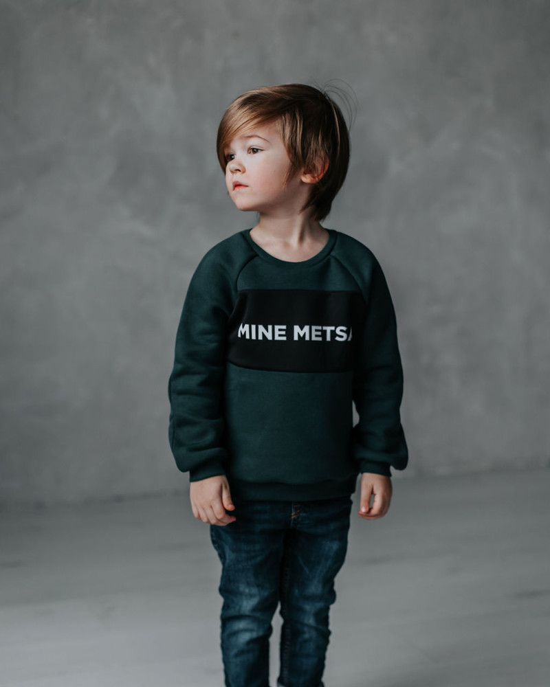 MINE METSA KIDS SWEATSHIRT GREEN