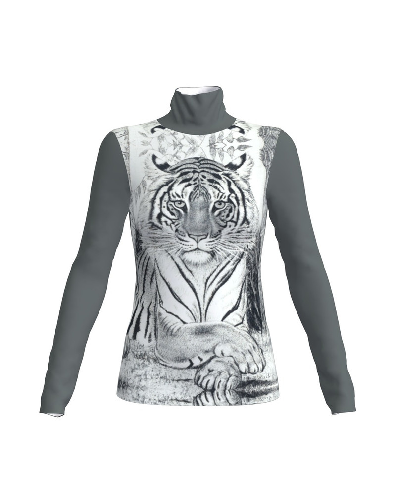 SLEEPING TIGER PULLOVER GREY