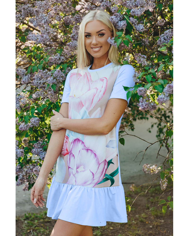 HOLIDAY AKINDE DRESS LIGHT BLUE