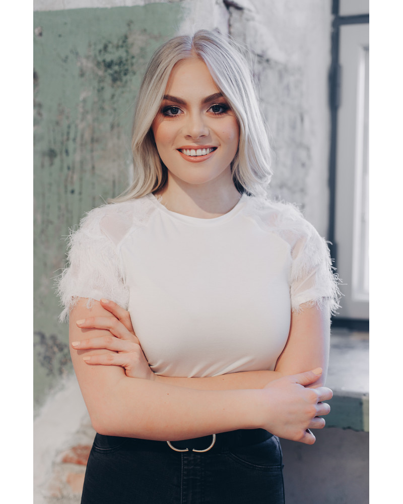 FRINGE RAGLAN T-SHIRT WHITE