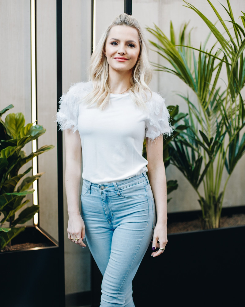 FRINGE RAGLAN T-SHIRT WHITE