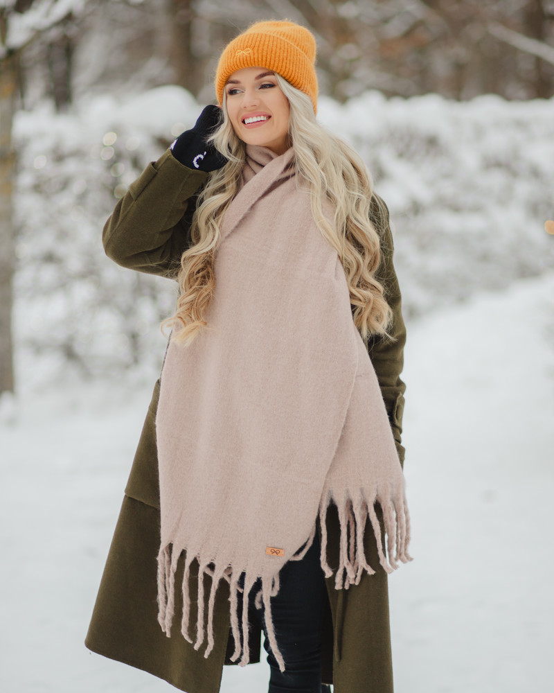 TD BOW WOOL SCARF
