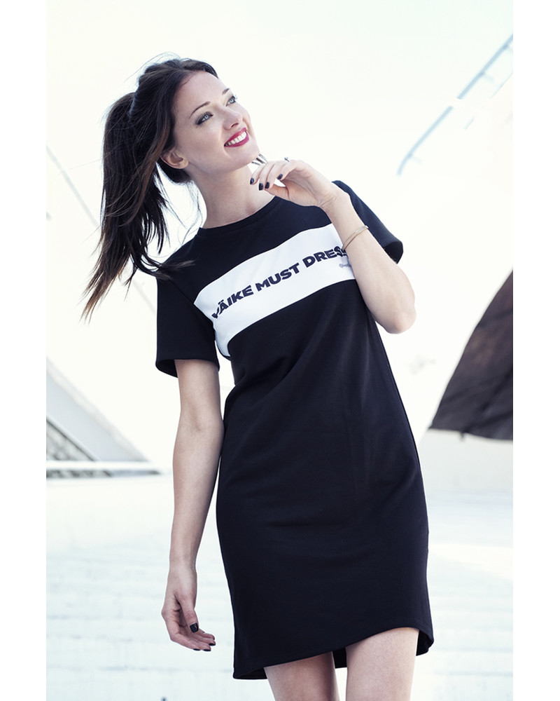 CUSTOM SLOGAN - VÄIKE MUST DRESS