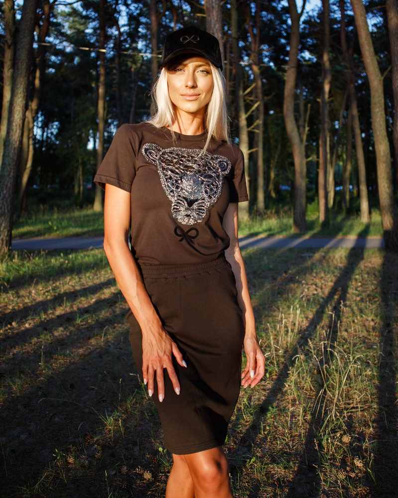 PENCIL SKIRT BLACK TRIKO