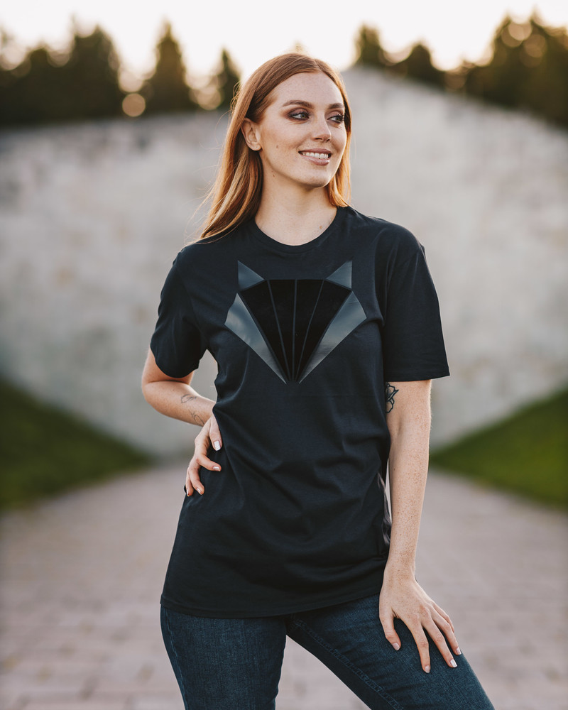 FOX UNISEX T-SHIRT BLACK
