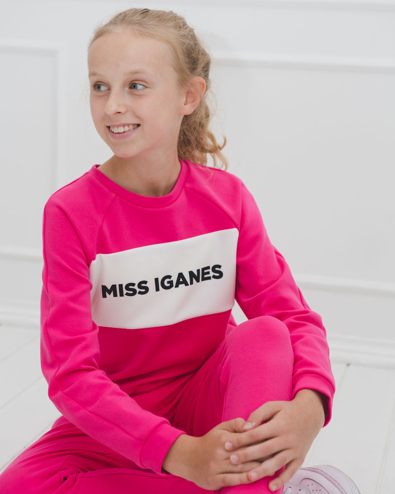 MISS IGANES KIDS SWEATSHIRT FUCHSIA