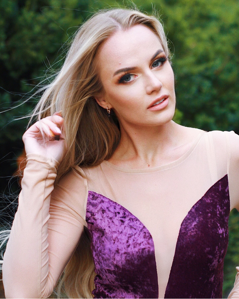 MESH SLEEVE BODY VELVET PATCHY VIOLET