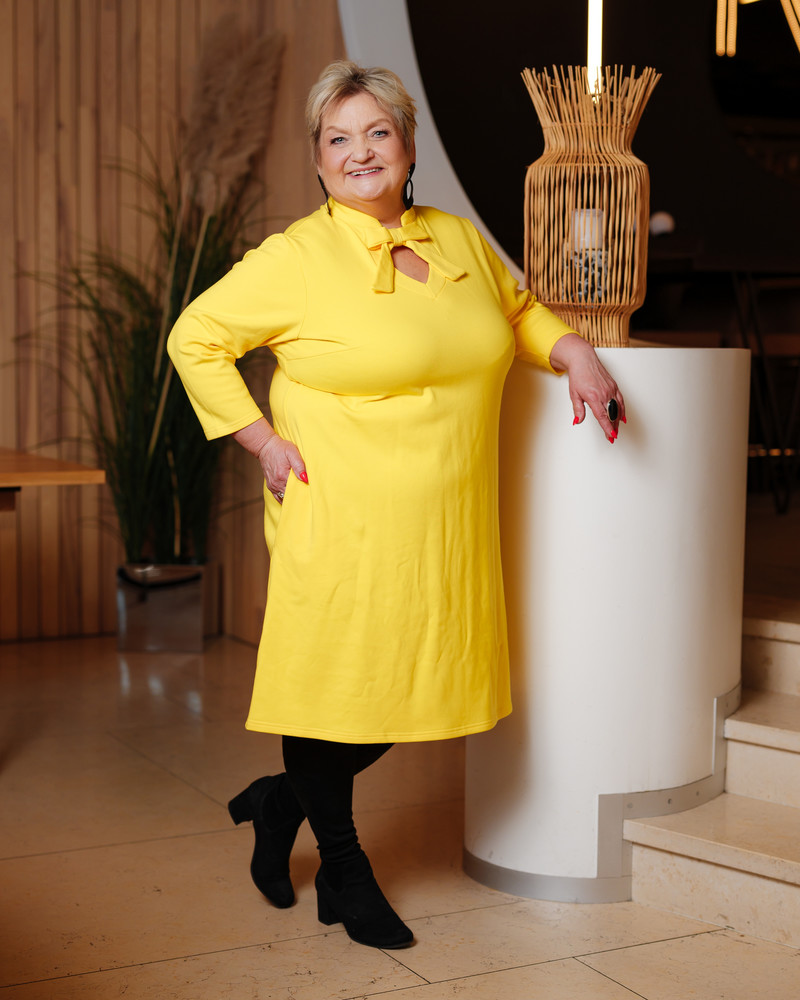 DOLLABLE QUARTER DRESS YELLOW